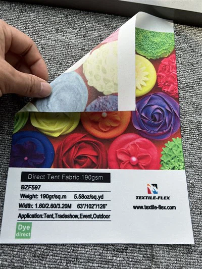 Tissu de tente à sublimation directe 190 g/m²