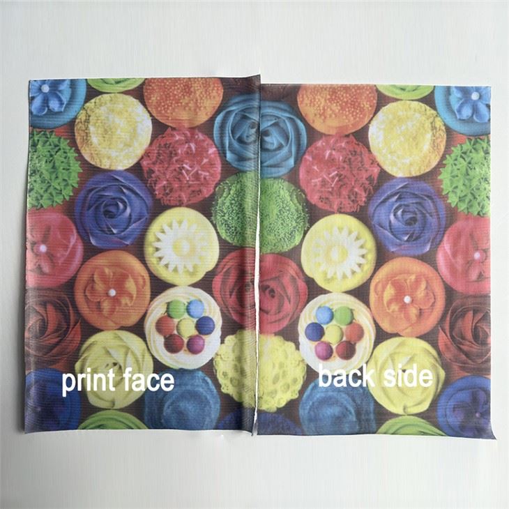 Solvent Flag Material with Paper Liner