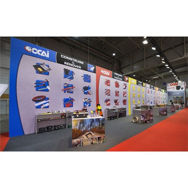5 m/197 pouces de largeur noir Back Blockout Textile