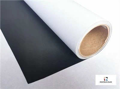 Bannière de blocage du dos noir tricotée par sublimation